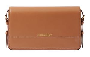 Сумка через плечо из коровьей кожи женская коричневая Burberry