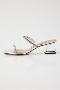 Сандалии Planet с прозрачным каблуком