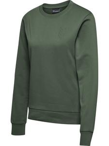 Худи Hmlactive Sweatshirt Woman зеленого цвета Hummel