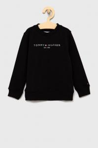 Детская хлопковая толстовка Tommy Hilfiger, черный
