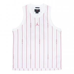 Жилет Air Jordan Stripe Logo Loose Breathable Mesh Sports Vest White