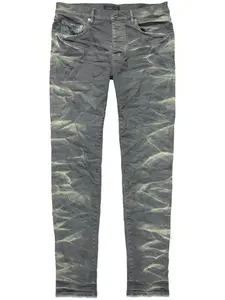 Джинсы скинни с заниженной талией Purple Brand, серый