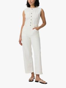 Cirie безрукавный джинсовый комбинезон до щиколотки PAIGE, White