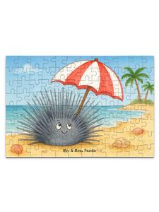 Mr. & Mrs. Panda Дизайн головоломки с морским ежом без надписей белым цветом