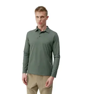 Maroni Born Living Yoga Мужская рубашка поло, темно-зеленый