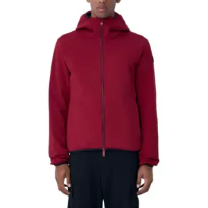 Куртка с лого-патчем Moncler, красный