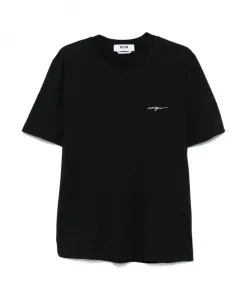 Черная футболка с круглым вырезом Msgm, черный