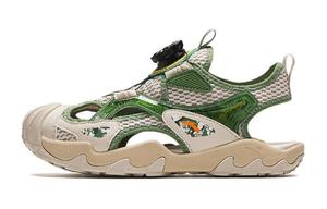 Детские сандалии GS белые/зеленые Anta Kids, красный