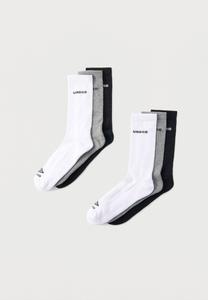 Носки Umbro LOGO UNISEX 6 PACK, Black/White/Grey/Black