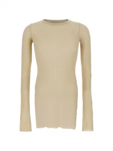 Футболка с длинными рукавами Rick Owens, бежевый