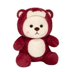 Мягкая игрушка трансформирующийся медвежонок, высота 28см/40см/50см/65см DUOAI