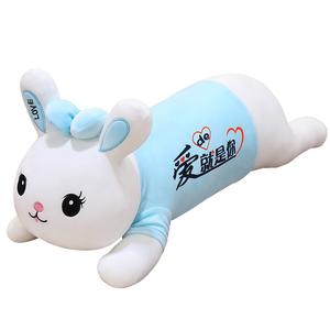 Плюшевая игрушка кролик 60см/80см/100см/130см высота Barbne, синий