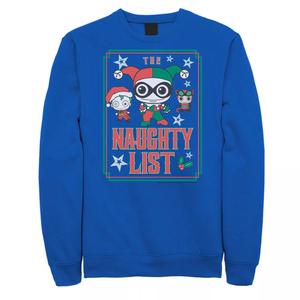 Мужской свитшот с рисунком DC Comics Batman Naughty List Licensed Character