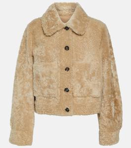 Куртка из овчины Brunello Cucinelli, бежевый