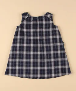 Платье Washer Check 2-Way (детский размер) Comme Ca Ism, цвет Navy