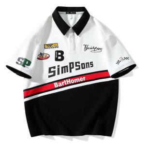 The Simpsons Рубашка-поло унисекс «Симпсоны», Белый