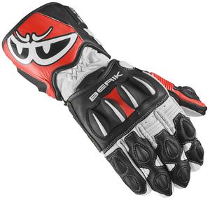 Мотоциклетные перчатки Berik thunar evo, Black/White/Neonred