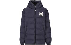 Детская утепленная куртка Moncler, морской синий