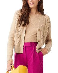 Дж. Маклафлин Джони Шерстяной свитер J.McLaughlin, коричневый