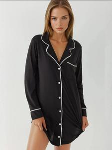 Hiccup Ночнушка в черном цвете