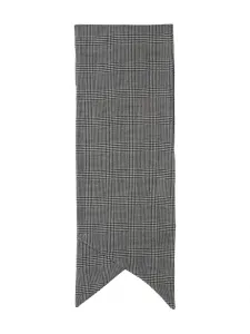 Клетчатый шарф Destin, черный