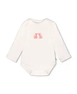 Детский комбинезон с длинными рукавами из органического хлопка. Deux Par Deux, белый