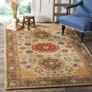 Ковер ручной работы SAFAVIEH, 244 x 305 см, Heritage Collection Beige / Multi HG402A традиционный восточный премиум шерстяной