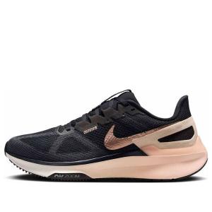 Кроссовки air zoom structure 25 'black crimson tint metallic red bronze' Nike, черный