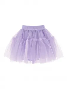Пышная юбка с оборками Monnalisa, фиолетовый