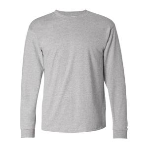 Футболка Hanes Authentic с длинным рукавом, цвет light steel