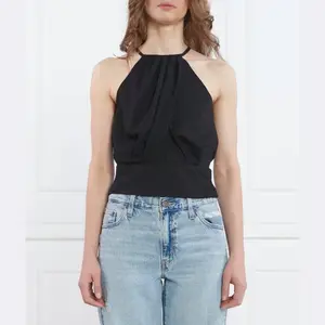 Укороченный топ Pinko, черный