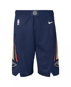 Шорты для выступлений Swingman для больших мальчиков и девочек Navy New Orleans Pelicans – Icon Edition Nike