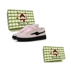 Nicolas.Li . Дофаминовые кросcовки для скейтборда Niche Design женские низкие - Кардамон розовый (Улучшенная версия), цвет Cardamom Pink (Upgraded)