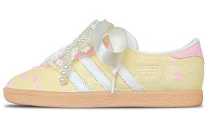 Adidas Originals Stadt Wear resistant And Lightweight Low top German Army Trainers Women's Pink Yellow