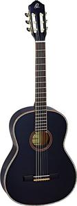 Акустическая гитара Ortega Guitars R221SNBK Family Series Slim Neck Nylon 6-String Guitar w/ Free Bag, Spruce Top and Mahogany Body, Black Gloss