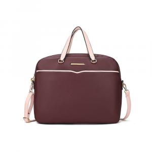 Женский чехол для ноутбука и портфель Mkf Collection Rose от Mia K MKF Collection, цвет Wine