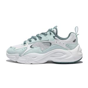 Женские низкие повседневные кроссовки Life Collection белые ANTA SUPERSTORE, айвори белый/светло-Misty зеленый/Wuhui зеленый