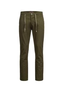 Брюки из ткани, льняные брюки, стандартного кроя Rock Creek, темно-зеленый