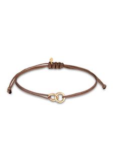 Elli Браслет из серебра 925 пробы с геометрическим узором и золотым покрытием