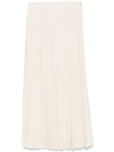 Плиссированная юбка макси Gentry Portofino, нейтральный цвет