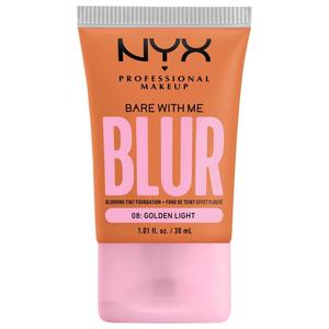 Тональный крем для лица bare with me blur skin tint Nyx Professional Makeup, medium warm, объем 30 мл