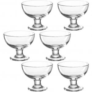 Сервировочная чаша CUCINA из стекла на ножке, 360 мл, набор из 4 шт. Leonardo, Klar
