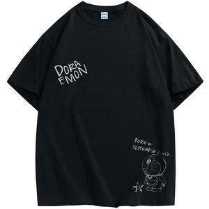 Футболка унисекс Doraemon, Черный