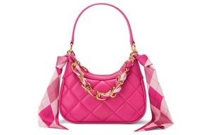 Шарф серии Canvas Сумка через плечо из полиуретана и холста, Маленькая дамская сумка Многоцветный CHARLES&KEITH, Фуксия Фуксия