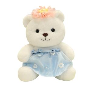 Милые плюшевые медведи для торжественных мероприятий, высота 26 см MLING, синий