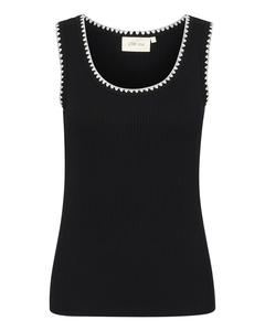 Топ Cream CRRibba, черный