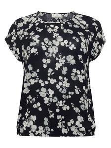 KAFFE curve Блузка черно-серого цвета