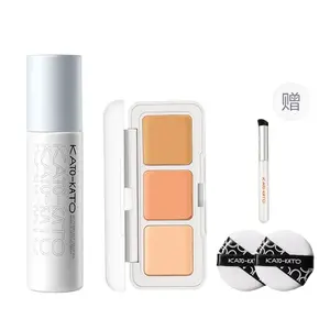 Спрей для фиксации макияжа kato + триконсилер tricolor cheese набор для макияжа маскировка и коррекция тона кожи фиксация KATO-KATO