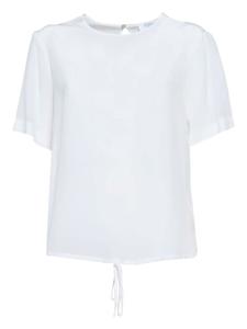Футболка с завязками по низу Barba, белый