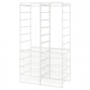 Шкаф для одежды, белый, 99x51x173 см, JONAXEL IKEA